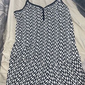 Black and White Geometric Print PJ Set